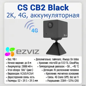 CB2 (2K,4GA,Black) 4G