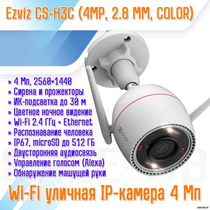 H3C (4MP, 2,8MM,COLOR)